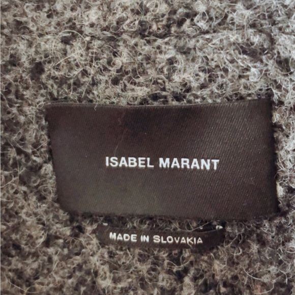 Isabel Marant Wool Alpaca Long Blazer Jacket Coat Size EU 36 - Picture 2 of 5